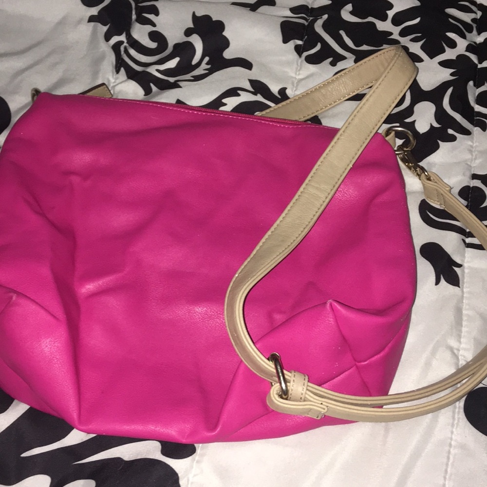 pink side bag